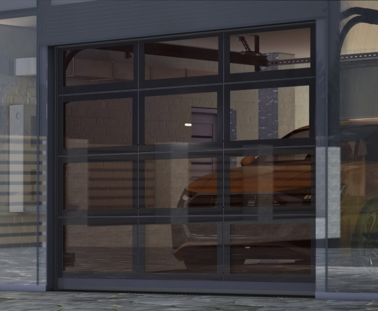 Панорамные ворота Алютех AluPro в Благодарном