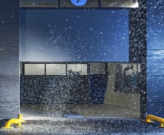 Панорамные ворота AluTherm в Благодарном