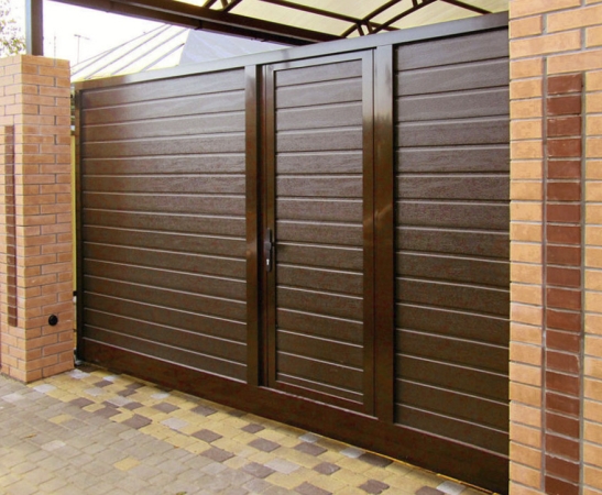 Ворота с калиткой в Благодарном