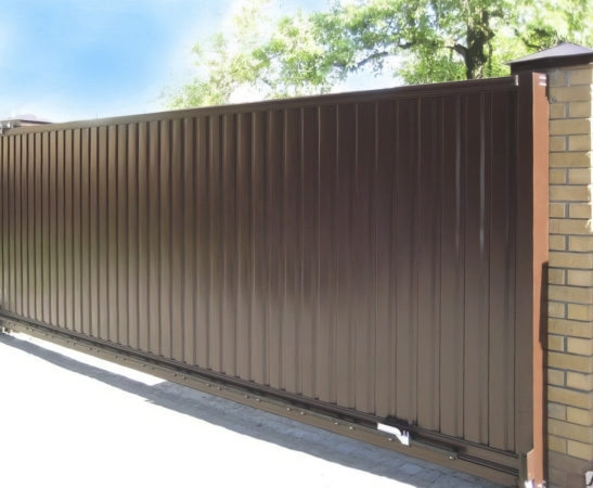 Ворота из профнастила в Благодарном